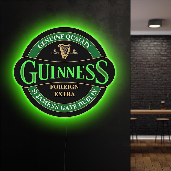 Guinness Neon Sign, Guinness Led Sign, Guinness Light Sign