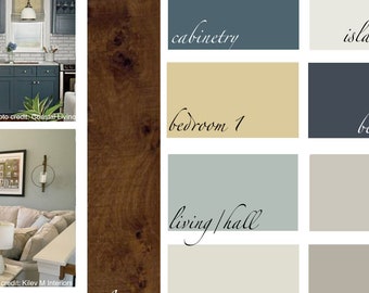 Leland Blues - BENJAMIN MOORE Interior Paint Color Palette