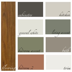 Cálido y acogedor: paleta de colores de pintura para interiores