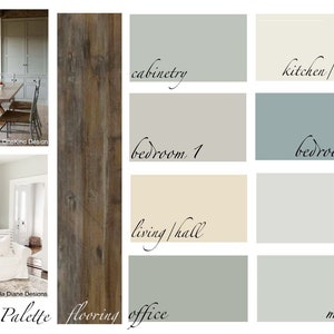 Farmhouse - SHERWIN WILLIAMS Interior Paint Color Palette