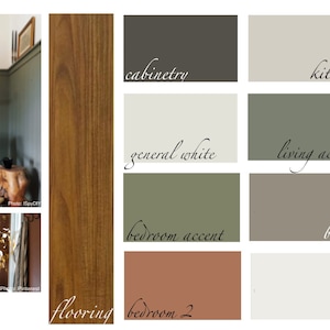 Warm and Cozy Interior Paint Color Palette image 1