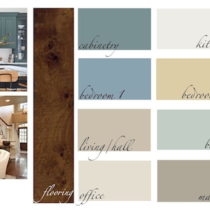 Just Beachy - Interior Paint Color Palette