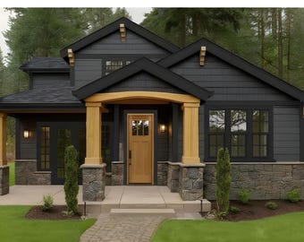 Negro oscuro y melancólico: paleta de colores para exteriores de Sherwin Williams