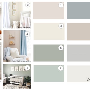 Nursery Neutrals SHERWIN WILLIAMS Interior Paint Color - Etsy