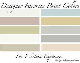 Western Exposures: Designer Favorite Paint Colors from Benjamin Moore