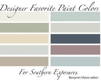 Southern Exposures: Designer Favorite Paint Colors From Benjamin Moore