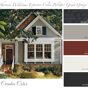 Great Greige - SHERWIN WILLIAMS Exterior Color Palette