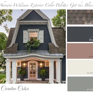 Got The Blues - SHERWIN WILLIAMS Exterior Color Palette