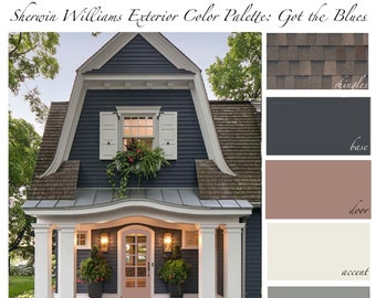Got The Blues - SHERWIN WILLIAMS Exterior Color Palette