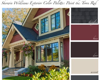 Pinta la ciudad de rojo - Paleta de colores para exteriores de SHERWIN WILLIAMS