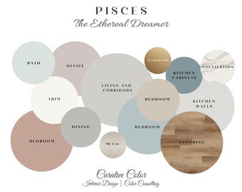 Pisces Paint Palette: Ethereal Home Color Scheme (Digital Download)