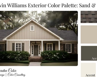 Sand and Stone - SHERWIN WILLIAMS Exterior Color Palette