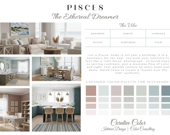 Pisces Paint Palette: Ethereal Home Color Scheme (Digital Download)