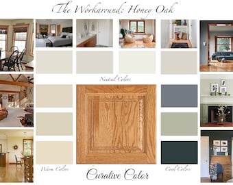 Honey Oak Help - The Workaround - Benjamin Moore Paint Palette