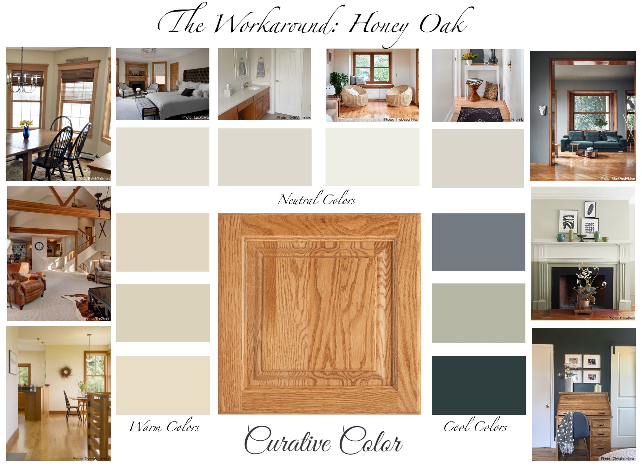 The 20 Best Paint Colors To Go With Oak (or Wood): Trim, Floor, Cabinets &  More (PART 4) - Kylie M Interiors