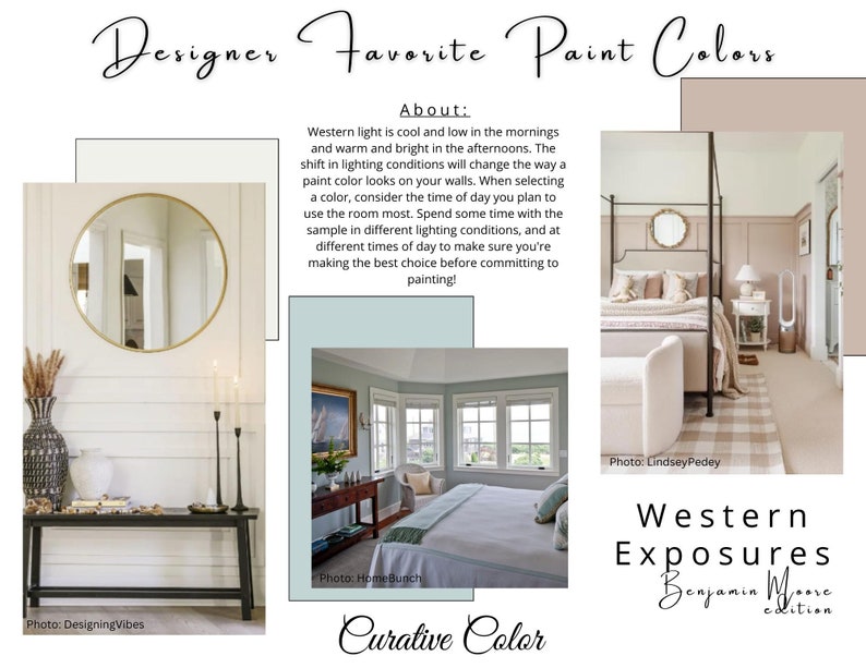 Western Exposures Designer Favorite Paint Colors From Benjamin Moore