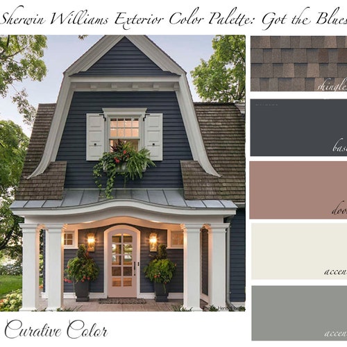 The Gladestone Sherwin Williams BROWN Brick Exterior Color Etsy