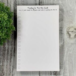 Notepad with Decorative Back Board | Personalized Stationery | Handmade Paper Pad | To-Do List | Yellow White