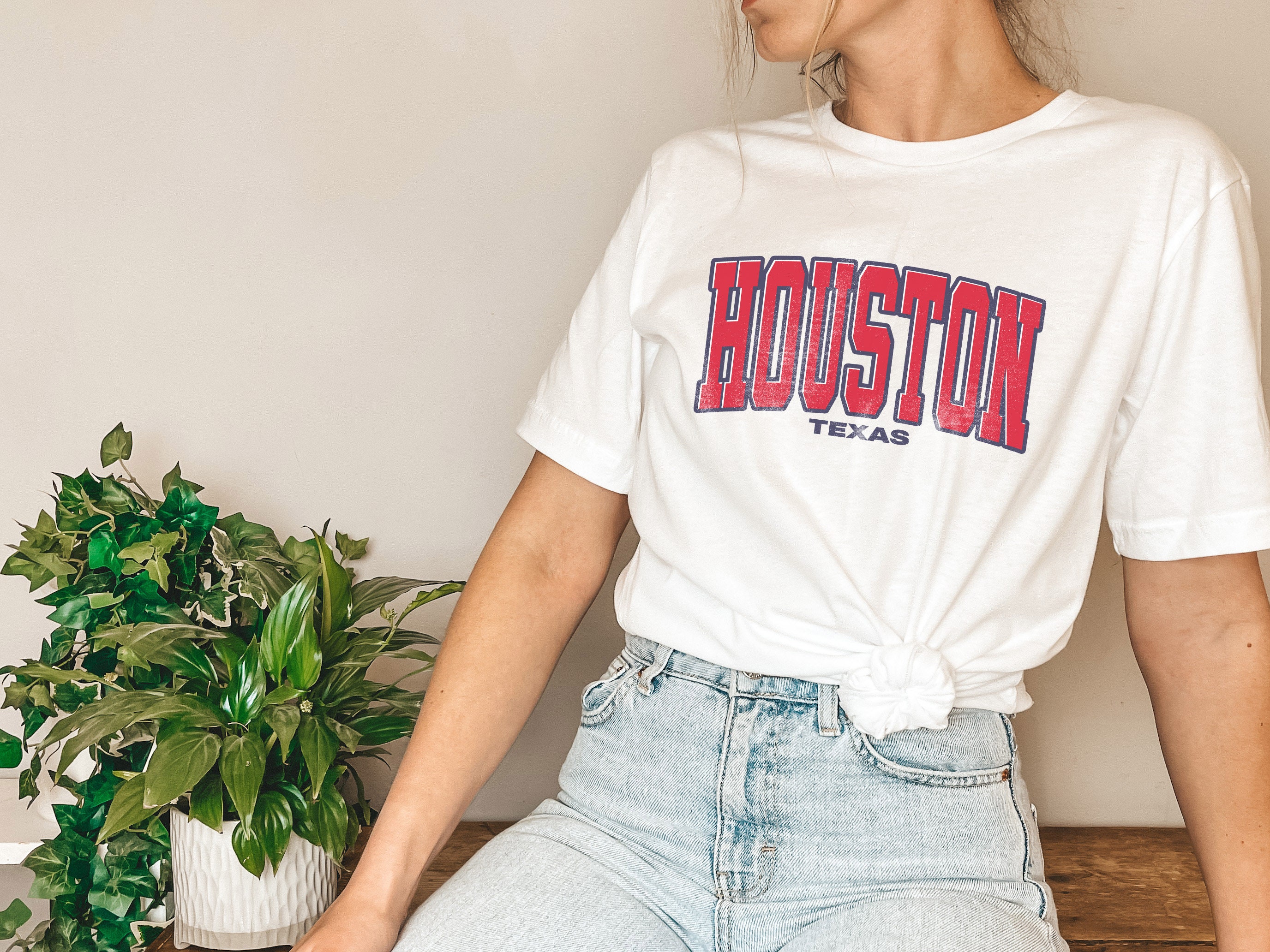 Houston Texas Tshirt University Of Houston Shirt Houston Tx Etsy
