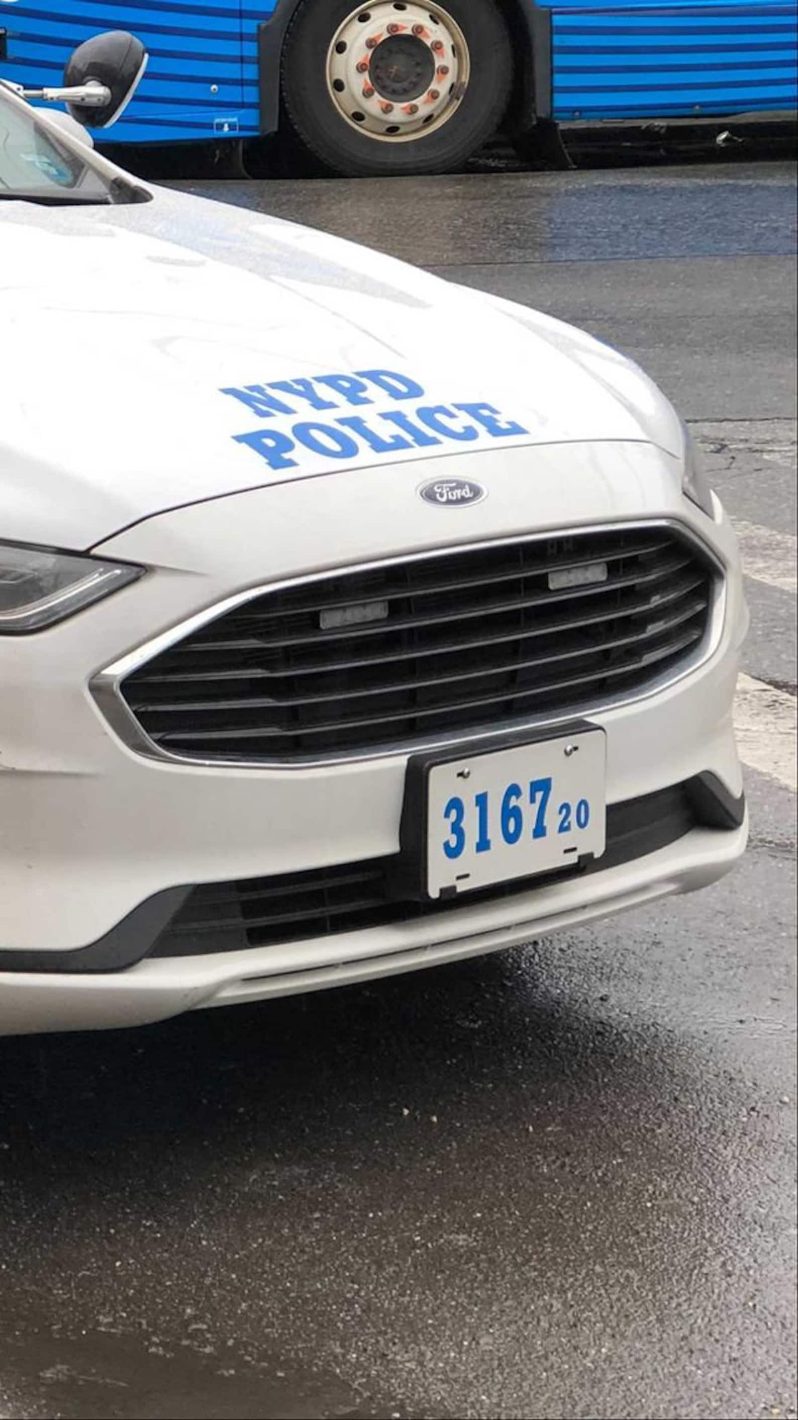 NYPD Replica License Plate, New York City Police, Made to Order Reflective Vinyl, 6x12 .040