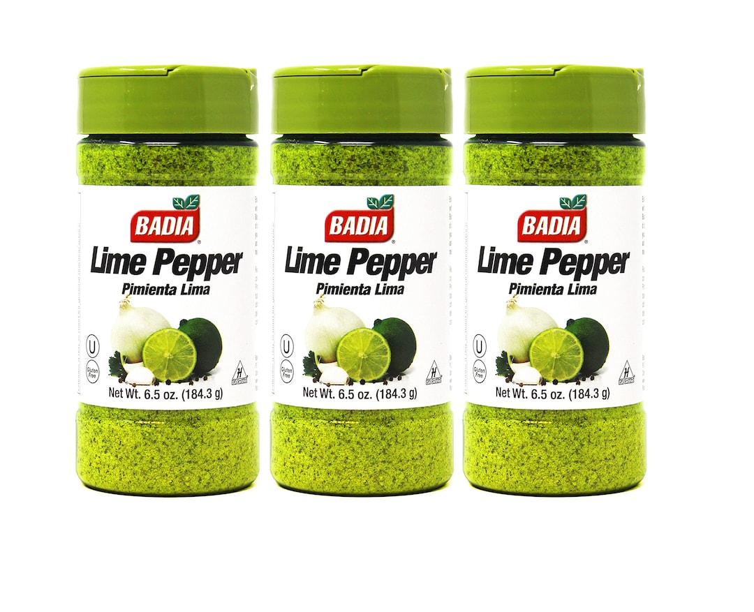 Combo Badia Orange & Lime Pepper Seasoning Powder 6.5oz Each 