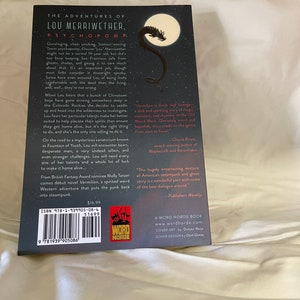 Vermilion A Novel by Molly Tanzer - The adventures of Lou Merriwether Psychopomp - Signed by the Author