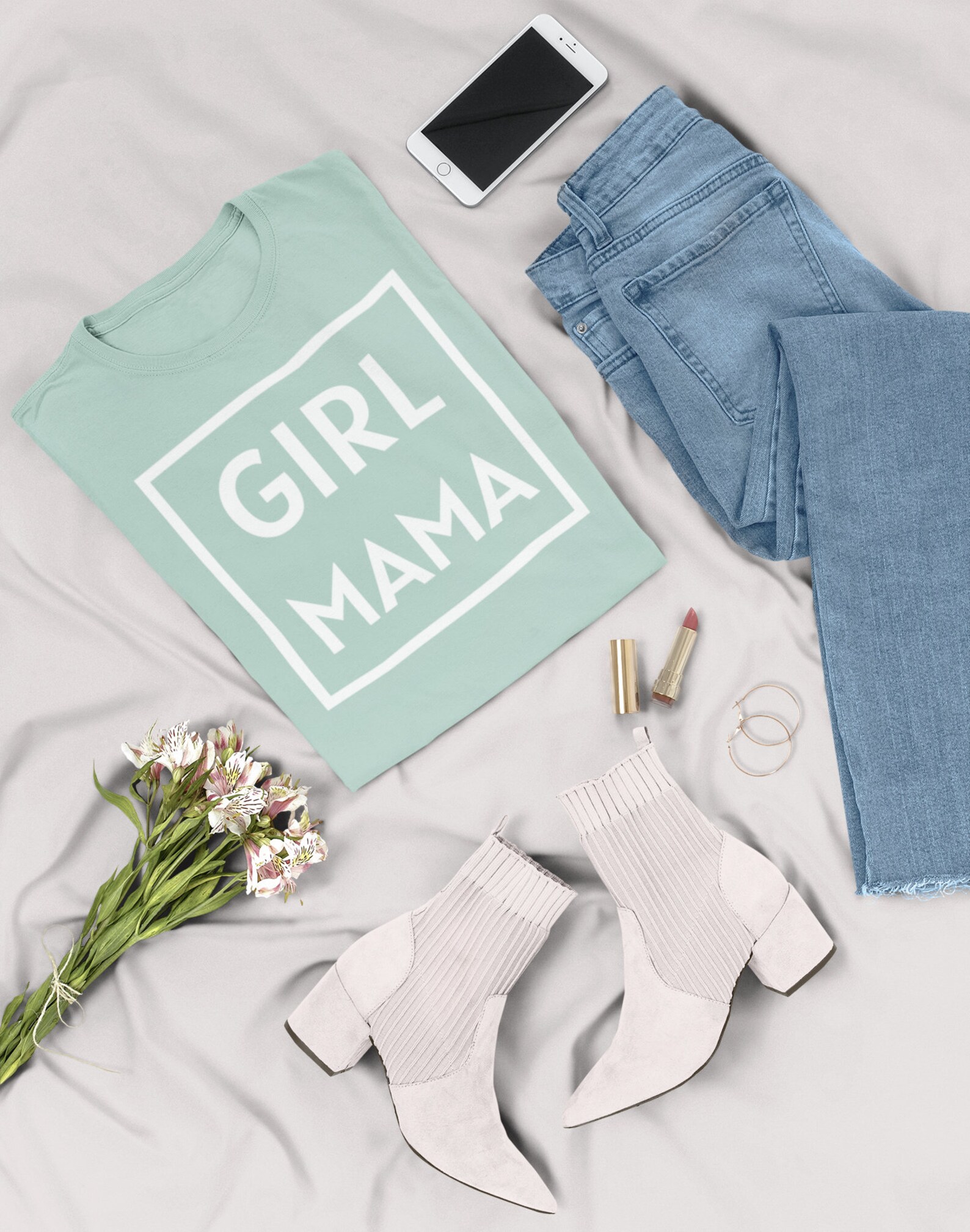 Girl Mama Tshirt Tshirt for moms Gift for Mom Etsy