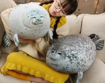 realistic seal plush