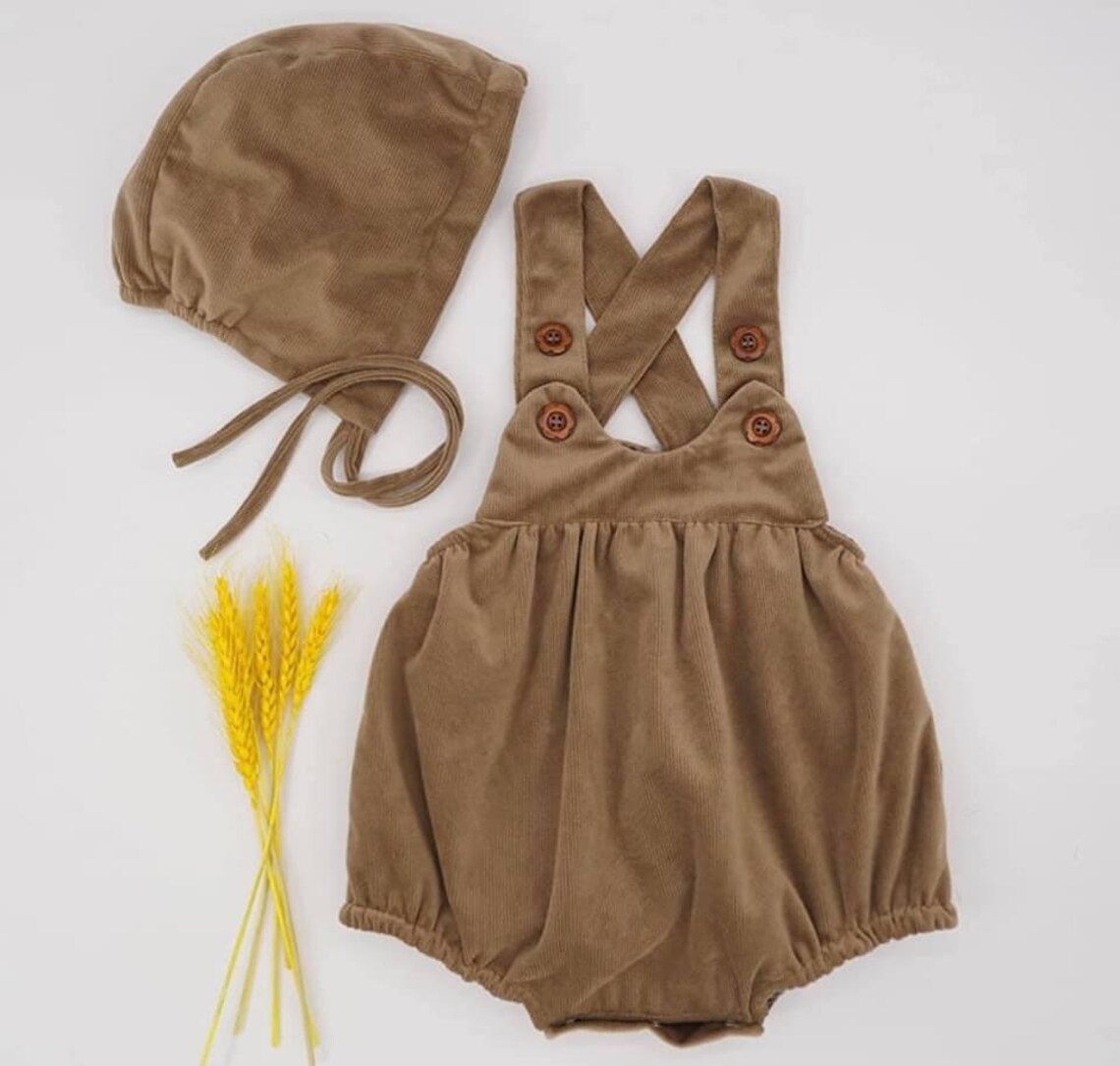 Corduroy baby Romper personalised baby clothing kids clothing Etsy