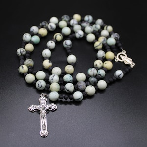 Lava Stone Catholic Rosary