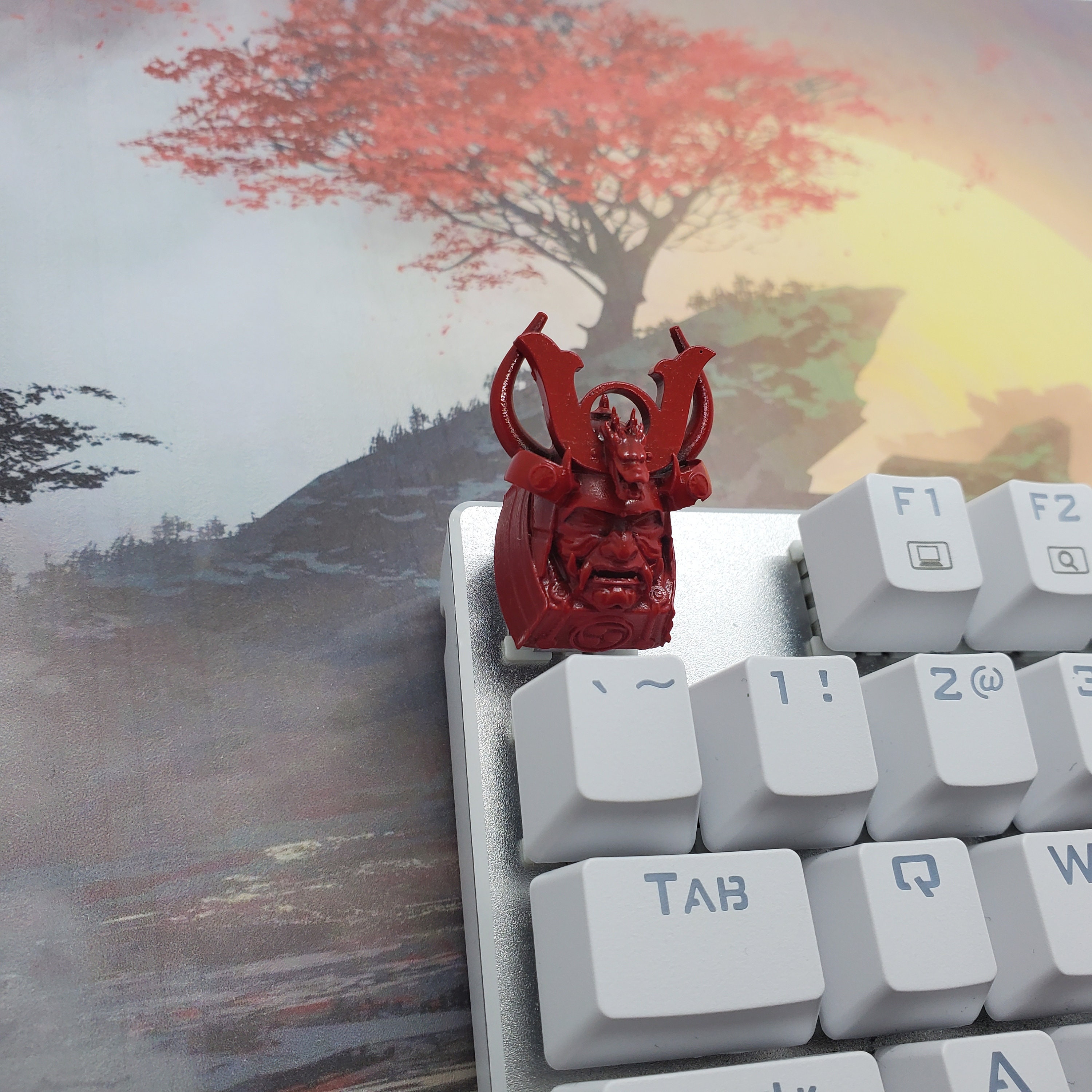 Samurai Keycaps Japanese Samurai Keycap ESC Artisan Etsy