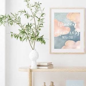Heaven is Cheering You On, LDS Quote Printable, Elder Holland Quote - Etsy