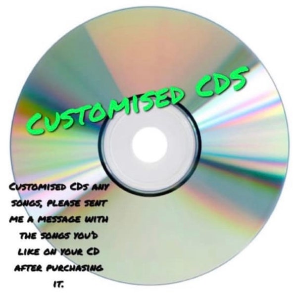 Customised CD - Any 8 Songs