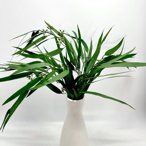 Preserved green willow eucalyptus with fruits home decorations DIY bouquet 18”-20”