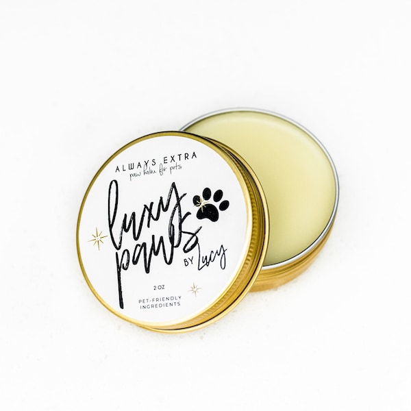 Luxy Paws - Moisturizing Paw Balm for Pets, Pet Friendly, All Natural Beeswax, Paw Moisturizer, Paw Protectant, Dog Gift