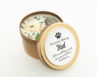 Pet Memorial Candle, In Memory of Candle, Keepsake Gift, Loss of Pet Gift, Mourning Pet Death
