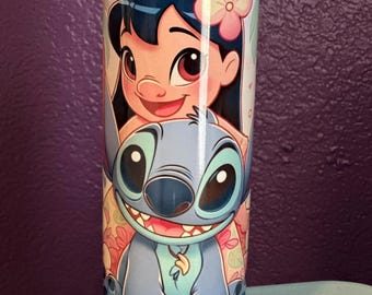 Lilo o & Stitch - pastel color 20oz Tumbler