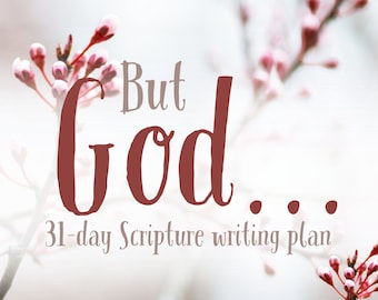 But God… Printable Scripture Writing Booklet