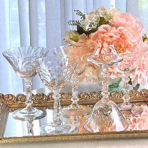 Vintage Cambridge Caprice Glasses  (circa 1936 - 1958) - 24 available