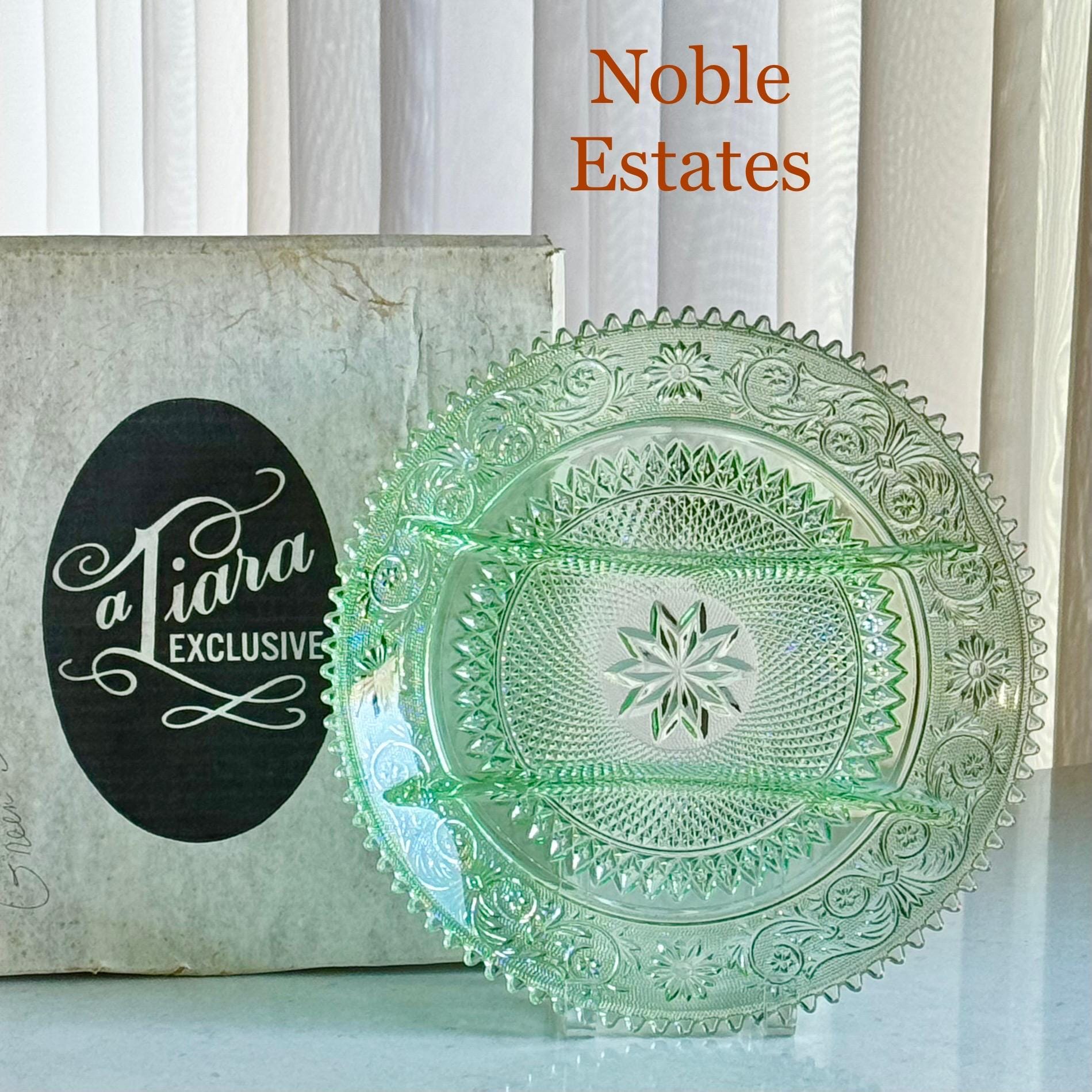 Tiara chantilly glass plates - Etsy 日本