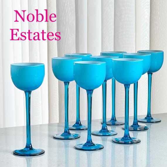 ヴィンテージ カルロ モレッティ クリスタ ブルー ケース入り