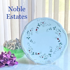 Vintage Pfaltzgraff Winterberry Cheese Plate / Trivet