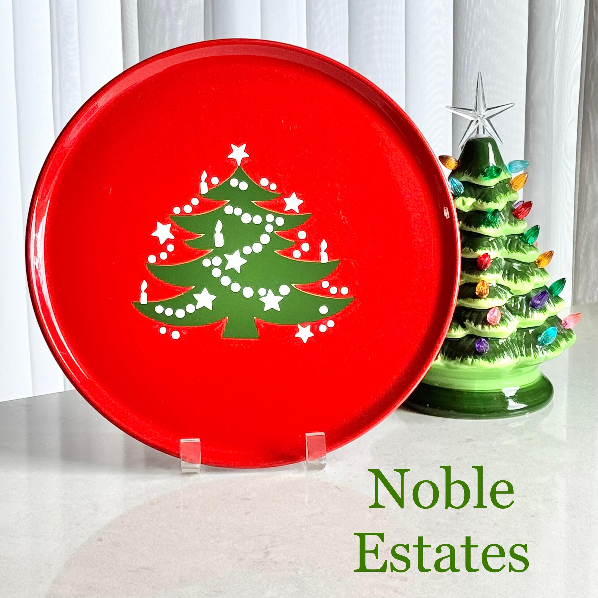 Vintage Waechtersbach Red Christmas Tree 12 Inch Platter - Etsy