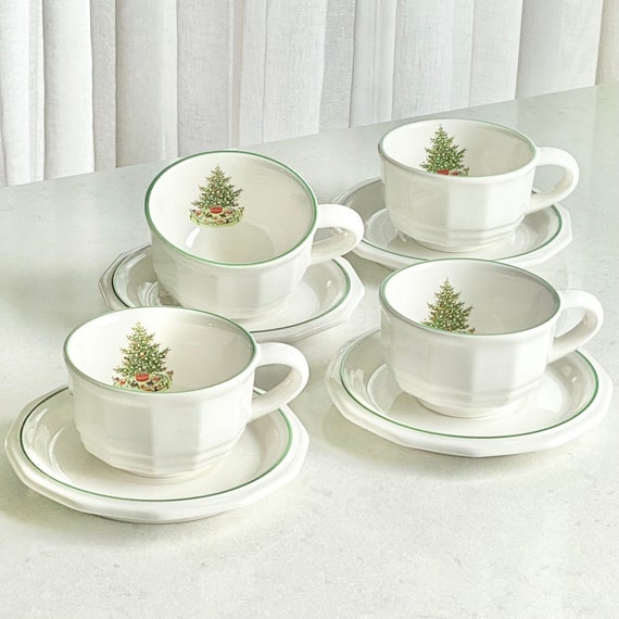 Pfaltzgraff Heritage Coffee Mug (12-Ounce, Set Of 4), White