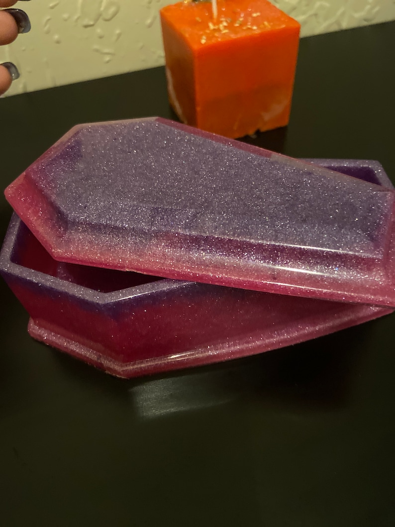 Pink /& Purple Coffin