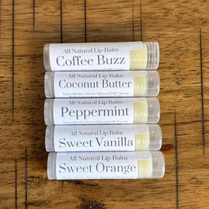 Beeswax Moisturizing Lip Balm~ Natural and Simple Ingredients~Handmade Lip Balms