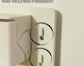 No-Drill IKEA Skådis Pegboard Wall Mount – 3D Printed Tesa Powerstrip Holder
