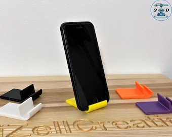 Soporte para teléfono, organizador de escritorio sencillo impreso en 3D para oficina y mesita de noche.
