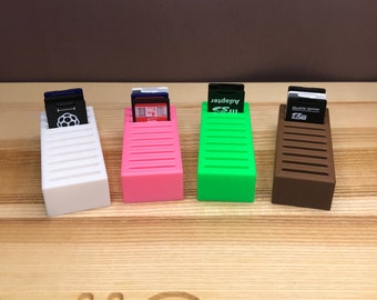 SD Card Organizer, 10 Slot 3D Printed Memory Card Holder