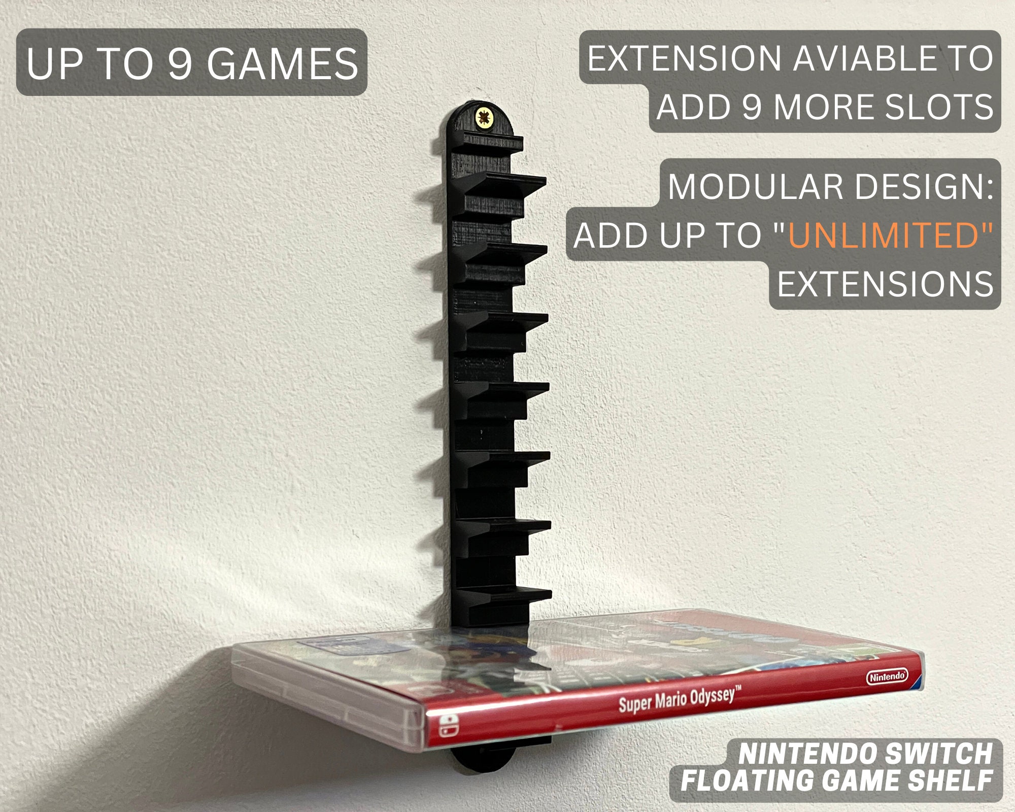 Nintendo Switch Games Display Shelf Nintendo Switch Games Wall Shelf
